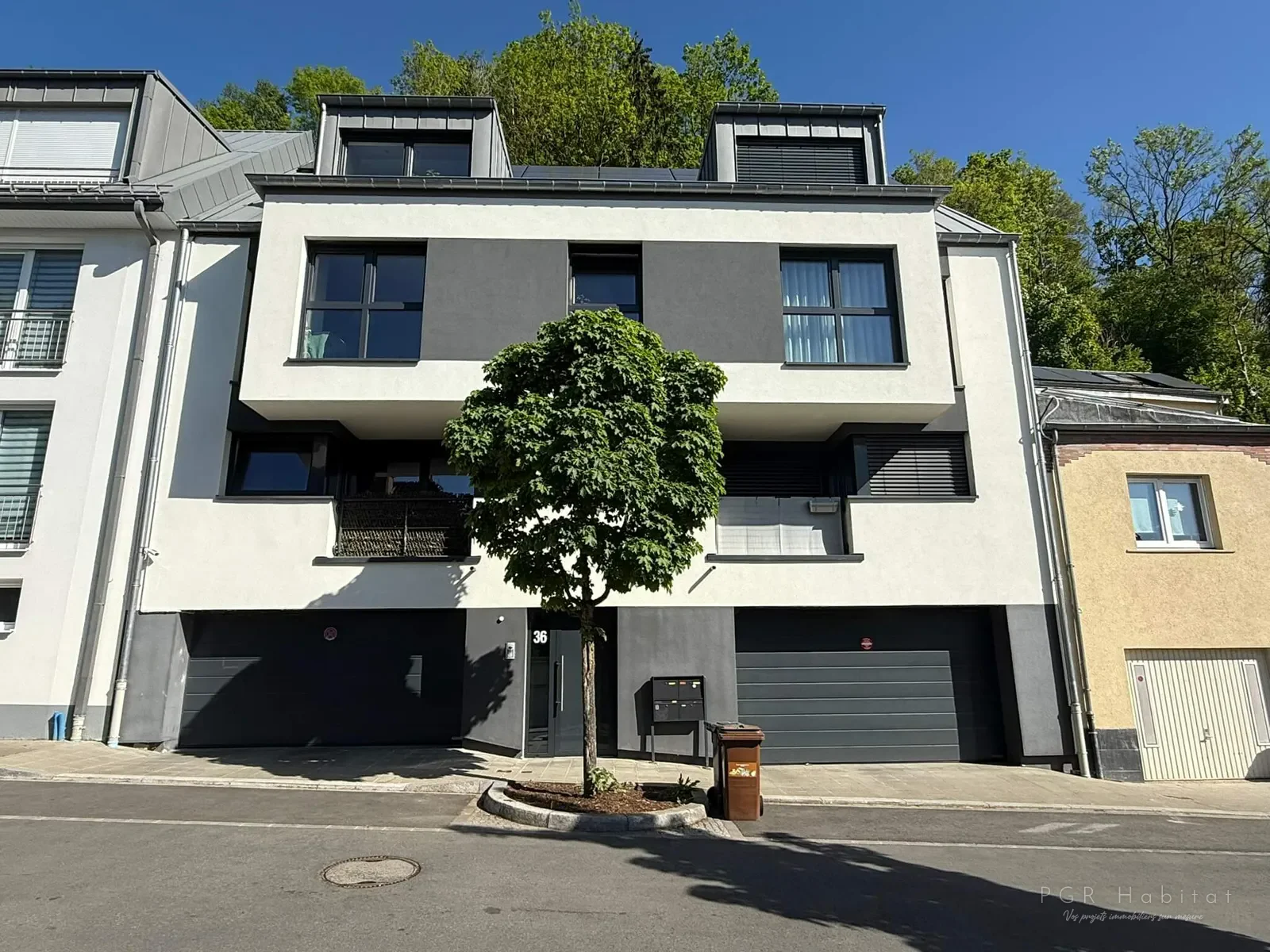 Résidence de 4 appartements à Luxembourg — Luxembourg : vue 2 du chantier