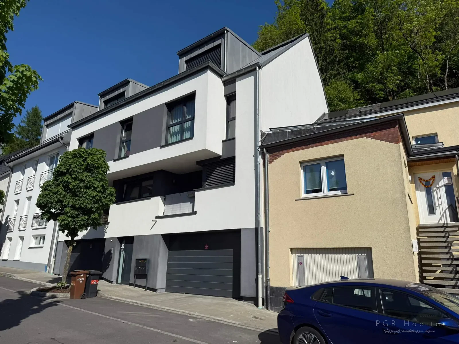 Résidence de 4 appartements à Luxembourg — Luxembourg : vue 3 du chantier