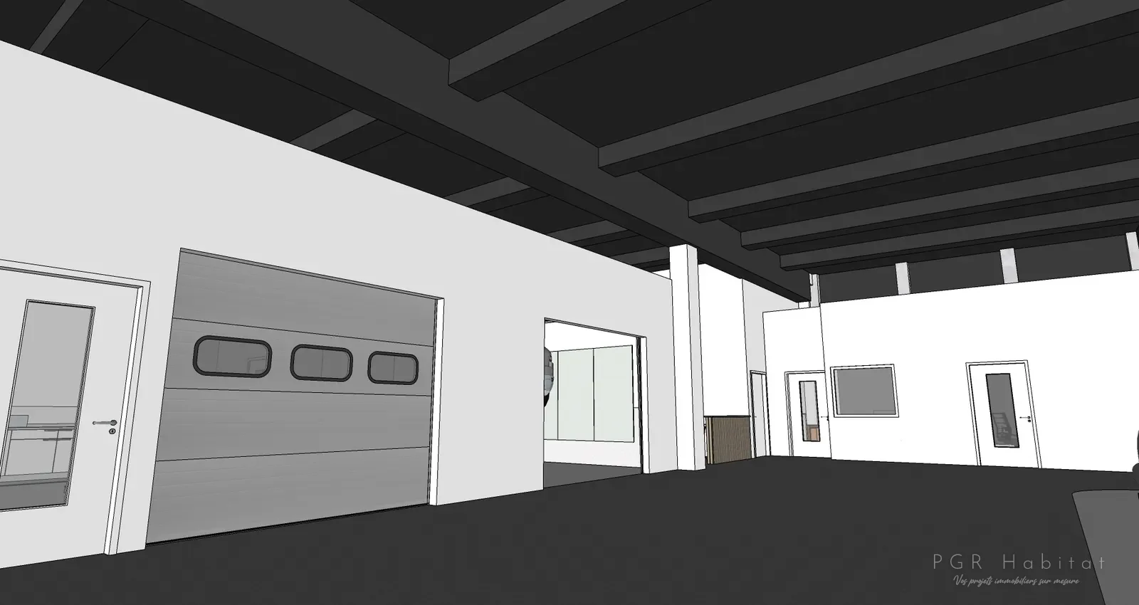 Aménagement d’une cellule artisanale à Luxembourg — Luxembourg : vue 21 du chantier