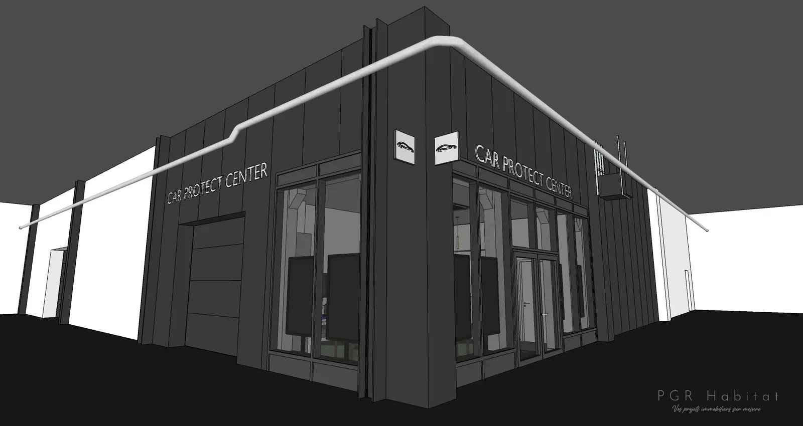 Aménagement d’une cellule artisanale à Luxembourg — Luxembourg : vue 24 du chantier